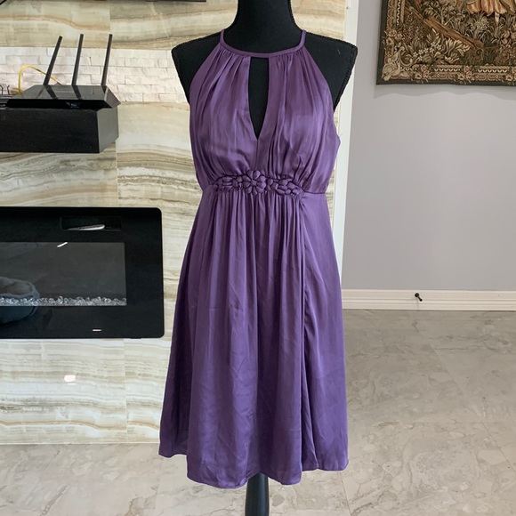 Esley Purple‎ Dress Size L - Picture 1 of 9
